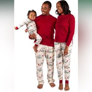 Burt's Bees Baby Family Christmas Pajamas Organic Cotton PJs, Size M Men’s